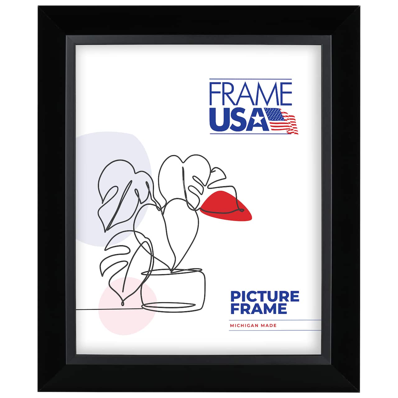 Frame USA Budget Saver Black Single Image Picture Frame